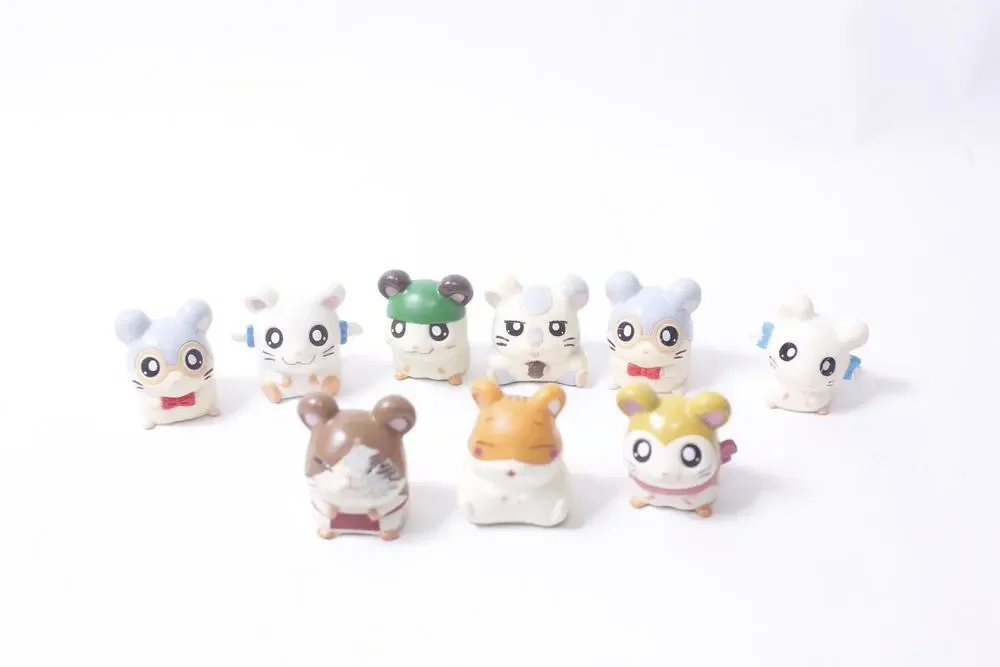 2000s Takara Hamtaro Sofubi Figure Lot Set of 8 Vintage ~ 260721-WH 177